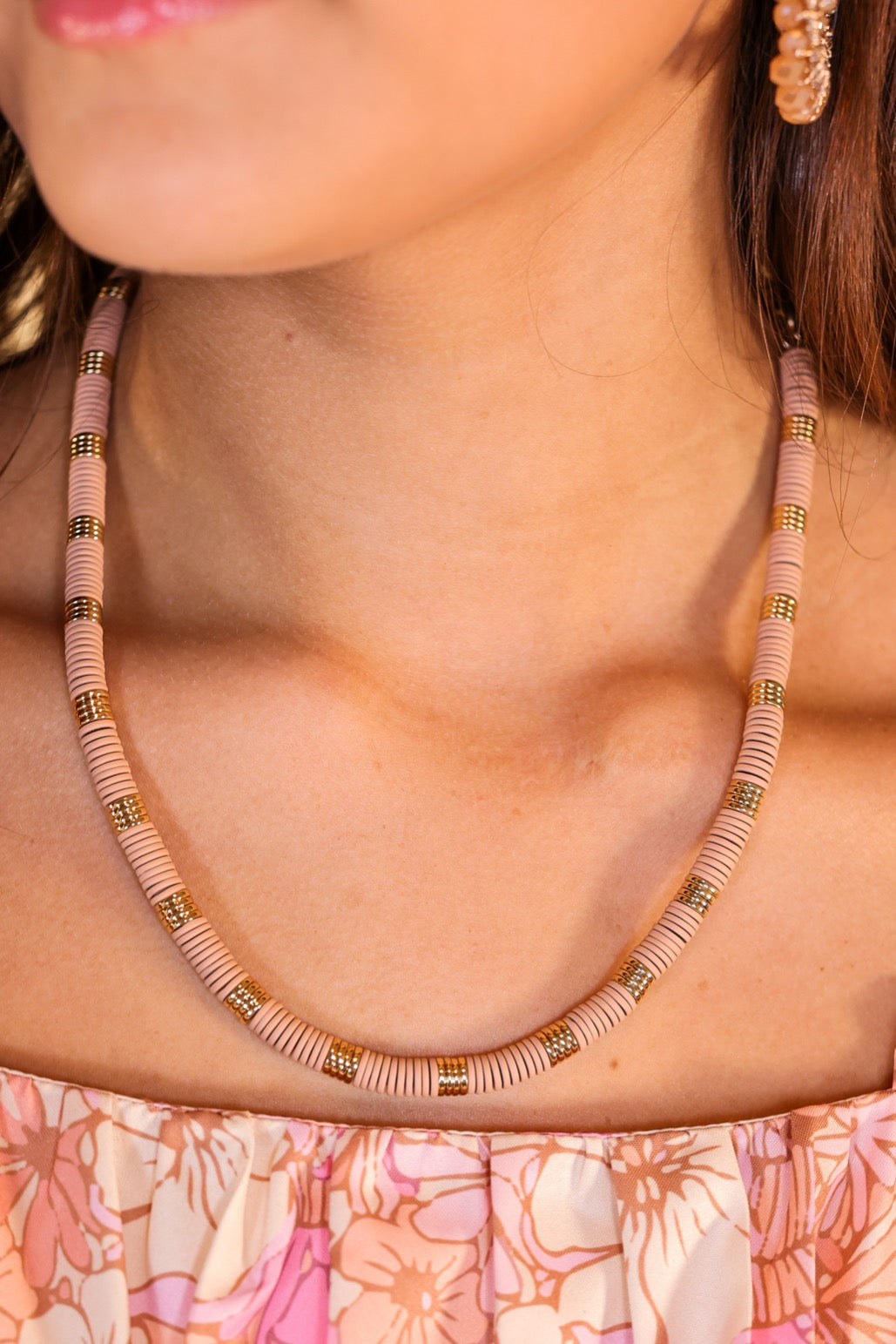 Making Big Statements Tan Chocker Necklace